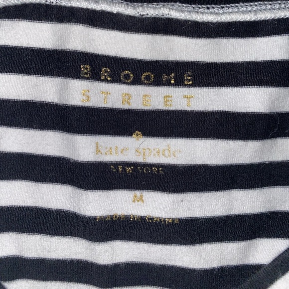 Kate Spade Broome Street striped peplum top - Picture 4 of 4